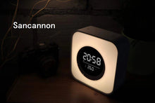 Load image into Gallery viewer, Sancannon Bluetooth Speaker Alarm Clock Multi-Color Touch Control Night Light , Bedroom Alarm Clock, MP3 Player,Best Gift for Teens Girls/Boys Adult
