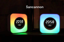 Load image into Gallery viewer, Sancannon Bluetooth Speaker Alarm Clock Multi-Color Touch Control Night Light , Bedroom Alarm Clock, MP3 Player,Best Gift for Teens Girls/Boys Adult