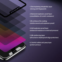 Load image into Gallery viewer, Erha Genius Privacy Screen Protector for iPhone Electroplated Colorful Anti-Spy Tempered Glass Film