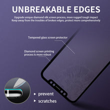 Load image into Gallery viewer, Erha Genius Privacy Screen Protector for iPhone Electroplated Colorful Anti-Spy Tempered Glass Film