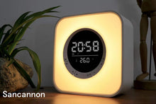 Load image into Gallery viewer, Sancannon Bluetooth Speaker Alarm Clock  Multi-Color Touch Control Night Light , Bedroom Alarm Clock, MP3 Player，Best Gift for Teens Girls/Boys Adult
